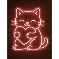 Custom Rabbit Neon Sign for Bedroom