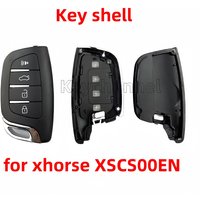 Keychannel 4 Button VVDI Car Key Shell Xhorse Smart Key Case Keyless Fob Shell for Xhorse XSCS00EN Remote Replacement Shell