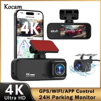 4K Dash Cam WiFi GPS Car DVR 2160P Drive Video Recorder Black Box Dashcam Night Vision Vehicle Camera Car Accessories Registrar