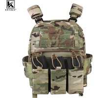KRYDEX Tactical FCPC V5 Plate Carrier Quick Release Vest Full Set With Zip On Back Panel Banger Tegris Cummerbund Mag Pouch