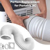 New Air Conditioner Wall Mounted Connector Portable Ac Window Vent Kit Air Conditioner Window Vent Kit For Home Kitchen