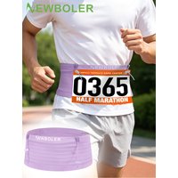 AliExpress NEWBOLER 2026 NewElastic Sports Waist Bag Pack Running Race Number Belt Triathlon Marathon Race Cycling Mountaineering Phone Waist Bag