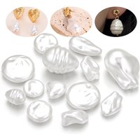 20pcs Heart Round Oval Irregular Imitation Pearl Beads for Jewellery Material Making DIY Necklace Bracelet Earring Wholesale