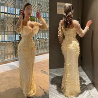 Customized Chiffon Applique Sequined Bow Off-the-shoulder Trumpet Floor-length Bespoke Occasion Women Luxury Evening Party Gown