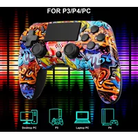 GAMINJA P47 Wireless Bluetooth Controller Gamepad With 6-axis Gyroscope PC Joystick touchpad Dual Vibration For PS4 PC Wins 7 8