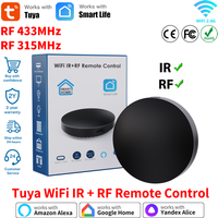Tuya WiFi IR RF Remote Control Smart Home Automation Repeat Air Conditioner TV for Smart Life APP Works with Google Home Alexa