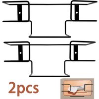 2Pcs Glove Box Holder Iron Wall Mounted Glove Holder Space Saving Multifunctional Glove Rack Glove Box Organizer for Home Office