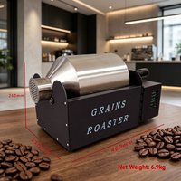 Small Automatic Roasting Machine Home Electric Roaster for Sunflower Seeds Sesame Chili Beans Coffee Nuts Grain