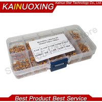 500PCS/lot Multilayer Ceramic Capacitor Assortment Kit 10Values*50PCS 0.1uF-10uF(104~106) 50V Ceramic Capacitors Set pack