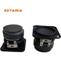 SOTAMIA 2Pcs 2 Inch Full Range Bass Audio Sound Speaker Driver 4 Ohm 10W High Power Loudspeaker Home Theater Long-stroke Speaker