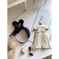 2026 Dula Doll Clothes Retro beige dress for Blythe Landoudou Landazz Qbaby ob24 ob22 Azone Doll