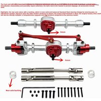 RC car Metal upgrade, front and rear axle assembly, drive shaft set Fit for MN 1/12 tank 300 MN82 MN78 RC car accessories
