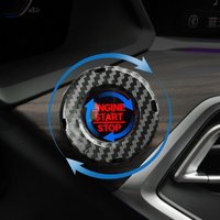 Car Engine Start Stop Button Cover One Button Start Stop Car Decorative Ring Cover Universal Push Engine Protection Car Interior