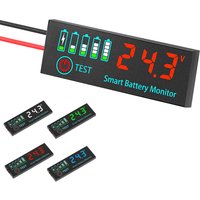 3S-14S BMS LED Battery Capacity Indicator Power Display Charging Meter Li-ion LiFePO Lead Acid 12V 24V 36V 48V 4S 7S 8S 10S 14S