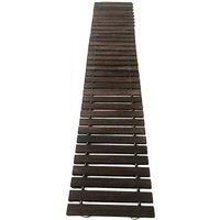 Wood Garden Pathway Straight Pathway Roll Out Decorative Wood Path