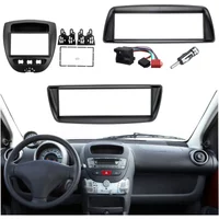 For Citroen C1 for Peugeot 107 Car Stereo Radio Fascia Panel Plate Frame CD Panel Dashboard Audio Frame