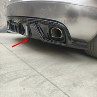 Car Rear Diffuser Bumper Lip Spoiler Splitter For Audi TT 3.2L 2010