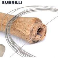 SUBRILLI Superfine Diamond Wire 3 Meters Length Wire Saw Blade Cutter For Jewelry Woodworking DIY Handcraft Tool 0.45mm Diameter