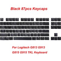 A full set G915 TKL 87 Key Caps Black for Logitech G813 G913 G815 G915 Keyboard