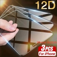 3Pcs HD Tempered Glass For iPhone SE2020 Screen Glass Protector