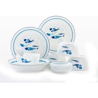 16pcs set, fine bone china dinner plate sets, fish design, porcelain dinner sets bowl set, ceramic servies set, table service,