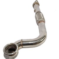 Stainless Steel 3" V-band Downpipe Fit For 1988-2000 Honda Civic CRX Integra B16 B18 B20