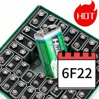 9V 6F22 Alkaline Battery 1100mAh - Compatible with 6LR61, Fit for Multimeter, KTV Microphone, Alarm Devices & Electronic Toys