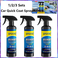 1/2/3Sets Car Coating Spray Nano Ceramic Quick Effect Coating Agent Spray Quick Coat Wax Polish Spray Protection Car Coating