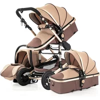 baby stroller 3in1 Luxury High Landscape baby pram portable baby pushchair multifunctional Newborn Carriage double faced