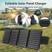 Portable Solar Panel High Power Outdoor Foldable Solar Cells Battery Charger for Mobile Phone Tablets Cameras Notebooks Camping