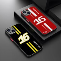 Charles Leclerc 16 Phone Case Matte Transparent For Iphone 16 15 Max 14 13 Mini 12 Pro 7 8 11 XR Xs X Plus Back Cover