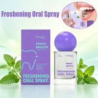 Freshening Mint Oral Spray Long-Lasting Breath Freshener Portable Mint Flavor for Adults Freshness Oral Care Sprayer Travel-Size