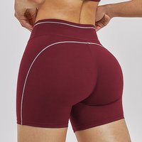 Women Running Sports Shorts Buttock Lift Gym Leggings Women Impact Shorts Cycling Slim Fit Workout Shorts High Waist Yoga Shorts