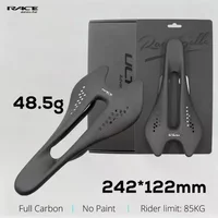 AliExpress ULLICYC BERIJIE Ultralight Carbon fiber Cycling Saddle 3K Weave Cushion,Oval 7*9mm, 242*122mm,Raw Road Cycling Seat, Sillin de carbono