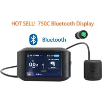 750C LCD Display for Bafang BBS01 BBS02 BBSHD Mid-Motor EBike Speedometer Control Panel (Bluetooth function optional)