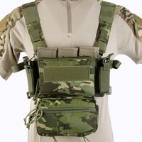 Tactifans D3 tactique poitrine plate-forme gilet CRM H harnais M4 5.56 Magazine insérer Flatback intégré accessoires de chasse 500D Nylon