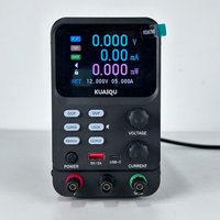 KUAIQU DC Labornetzgerät 30V 10A 5-stelliges Display 0,001V 0,001A Hochpräzises Tisch-Netzteil mit Echtzeit-V-A-Kurvenüberwachung Speicherfunktion für Tests und Reparaturen