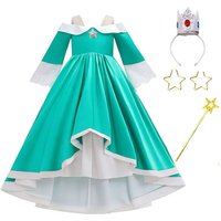 Green Princess cosplay Rosalina dress up Halloween stage performance dress up birthday party carnival costume