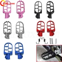 Motorcycle Foot Pegs Pedals for 50 65 70 for WRF YZF50 for CRF CT Aluminum Footrest Dirt Bike Enduro Motocross