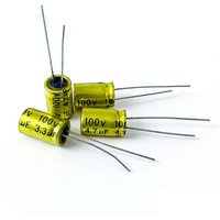 10PCS Audiophile Electrode Electrolytic Capacitor NP 100V 1/2.2/3.3/4.7/5.6/6.8/10/15/22/33/47/68/100UF