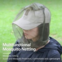 Outdoor Mosquito Repellent Hat, Insect and Mosquito Repellent Gauze Hat, Fishing Hat, Bee Repellent Hat for Men and Women