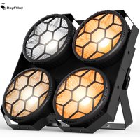 DayFlicker 4x100W 2IN1 COB Par Light 4 Eyes Audience Light DMX512 LED Stage Light Wash Effect Blinder Light for DJ Disco Party