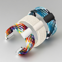 For Amazfit Bip6 5 GTS4 GTR4 Band Braided Magnetic Strap Bracelets for Amazfit balance2/Helio/3 stratoS/Active 2/pop Wristband