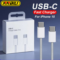 NNBILI Original USB-C Cable For Apple iPhone 15 Pro Max PD 60W Fast Charging For Xiaomi Samsung Type C Weaving Cable Accessories