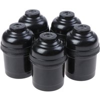 5 Pcs E27 4A Retro Light Bulb Lamp Holder Pendant Edison Screw Cap Socket Fittings