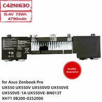 New C42N1630 15.4V 73Wh 4790mAh Laptop Battery for Asus Zenbook Pro UX550 UX550V UX550VD UX550VE UX550VE-1A UX550VE-BN013T XH71