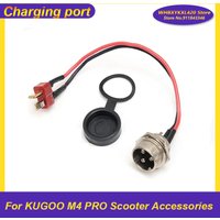 Electric Scooter Power Charger T-Head Charging Port for Kugoo M4 Pro Aerlang Sealup Scooter Parts Replacement Accessories