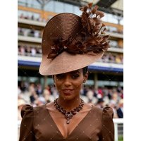 Feather Derby Party Fascinator Hat Women Elegant Ladies Party Event Headpiece Ladies Royal Ascot Bride Wedding Fascinators Hats