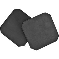 6x6 Inch Mini EVA Strike Face Side Armor Plate Pouch Pair Tactical Hunting Vest Black Lining Soft Flexible High Density Foam