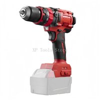 Wiertarko-wkrętarka udarowa akumulatorowa Milwaukee/DeWALT 20V, bezszczotkowa, uchwyt 13mm, 20+3 ustawienia momentu obrotowego.